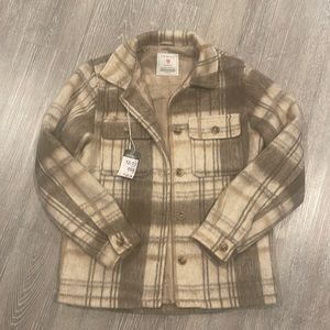 Brand new girls flannel shacket